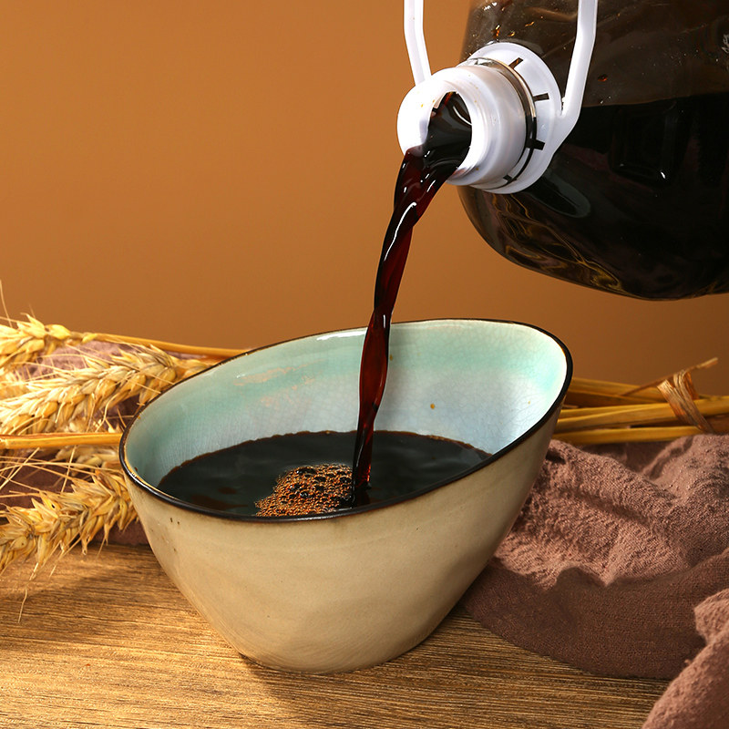 酿造5年陈酿老陈醋800ml食用醋香凉拌醋瓶瓶装醋制品