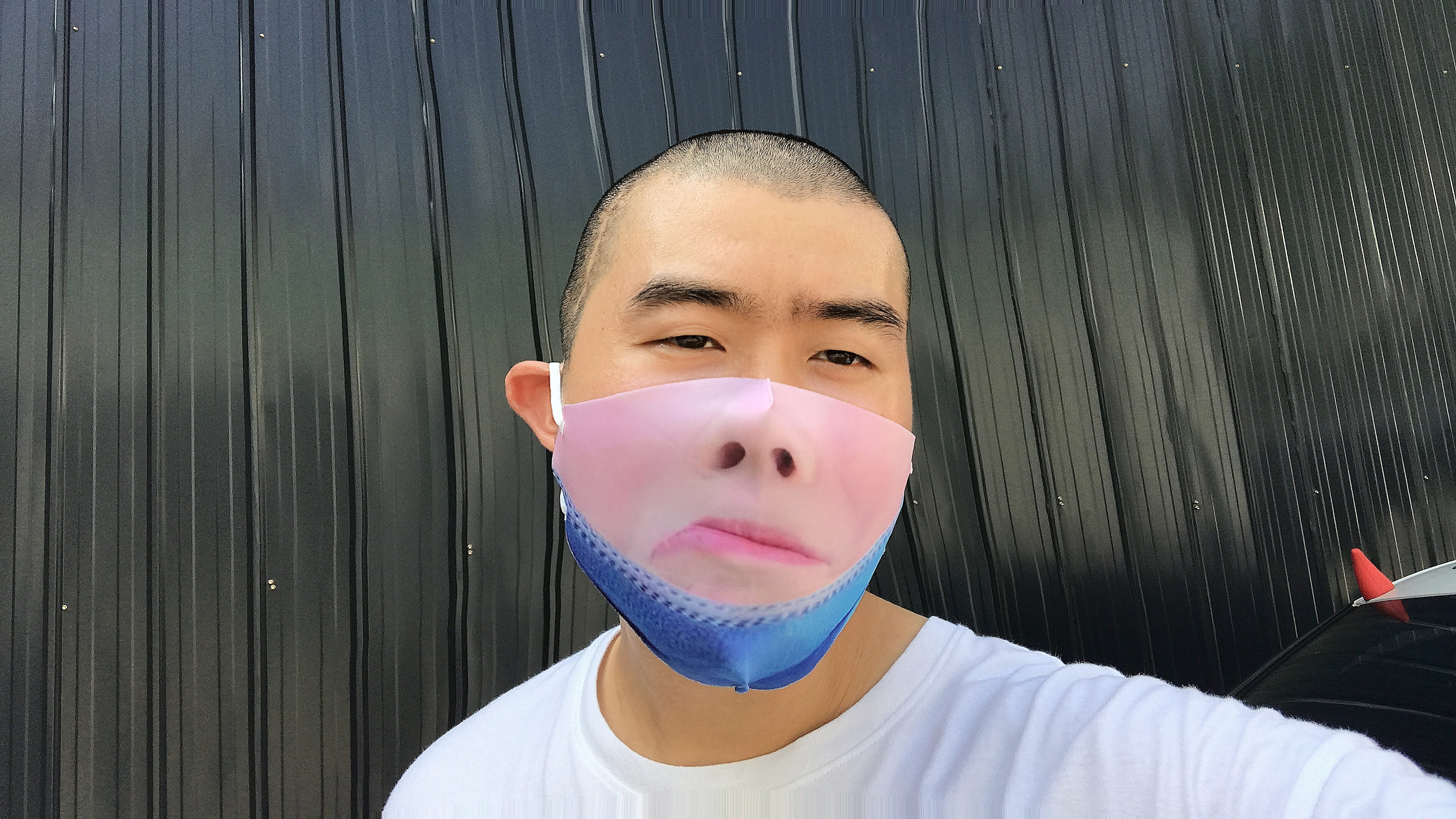 抖音嘴巴结婚包结婚表情面罩半脸网红搞笑搞怪口罩