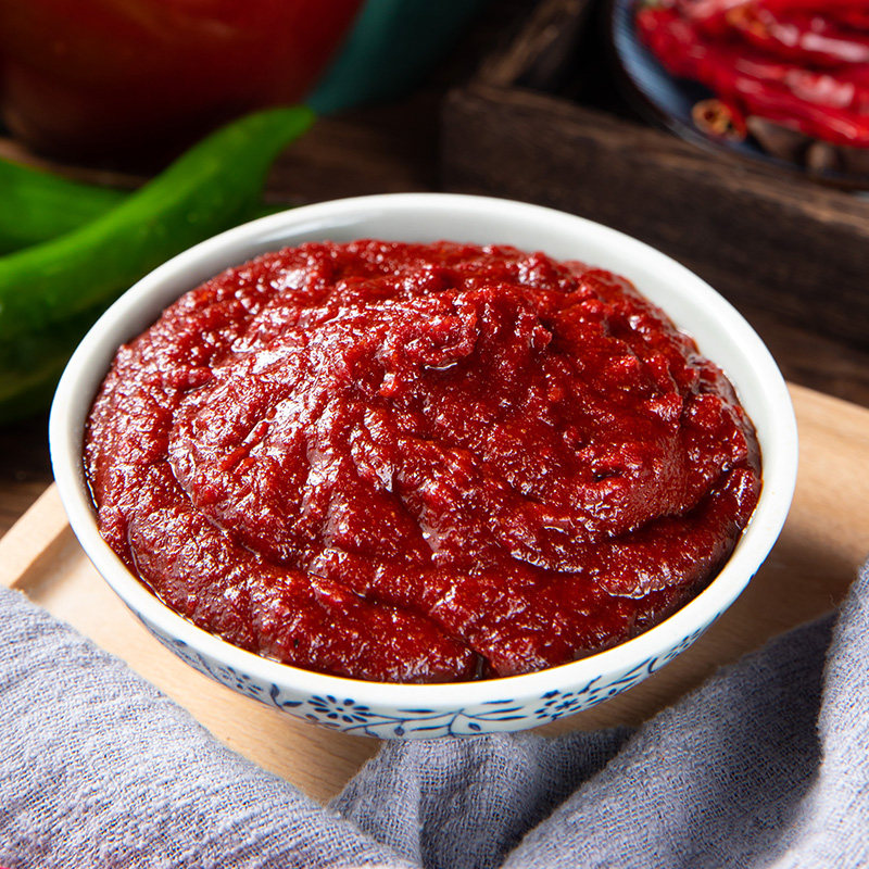 辣酱辣椒酱崔奶奶石锅拌韩国风味朝鲜族农家自制咸甜辣椒酱