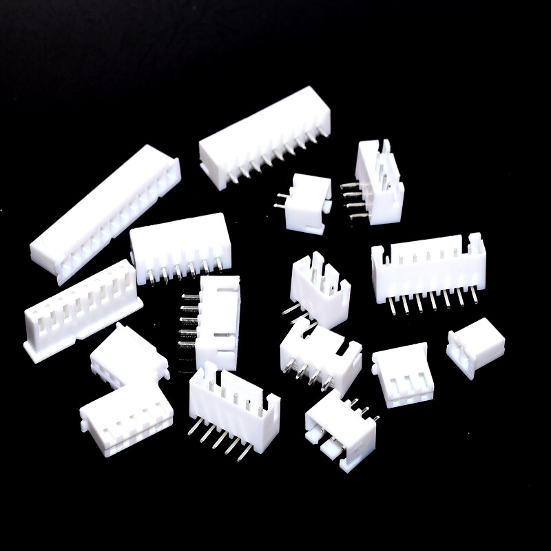 xh254mm接插件连接器插头直针插座接线端子2p10p弯针连接器