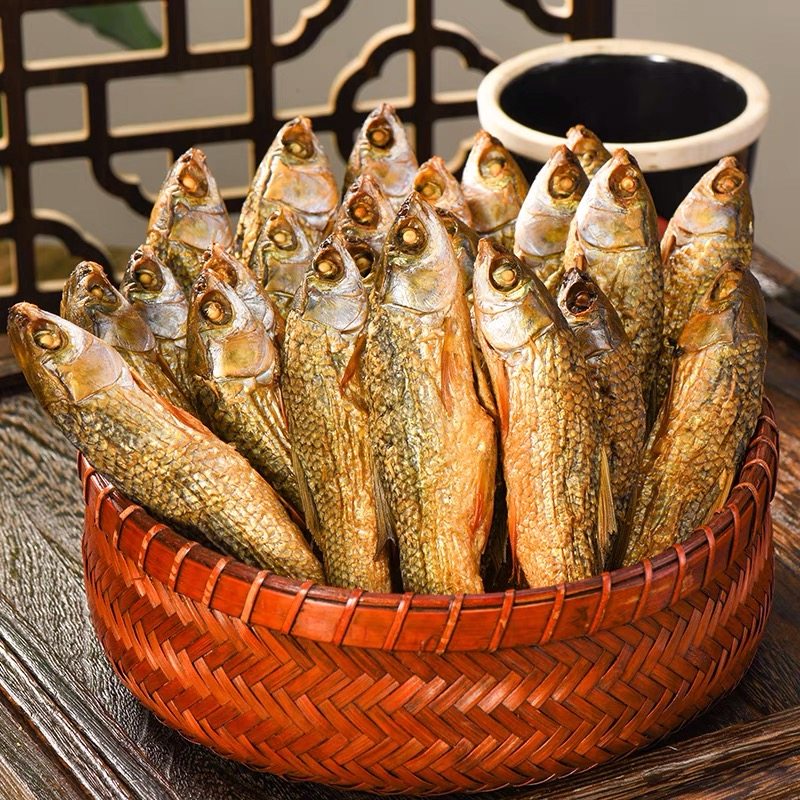 陈守良子鱼干货淡水鱼农家自制柴火烟熏腊味小鱼腊