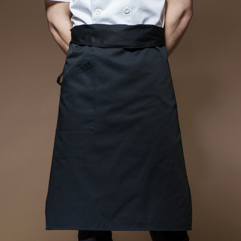 围裙厨师半身工作防水酒店餐厅大厨围腰防污围裙