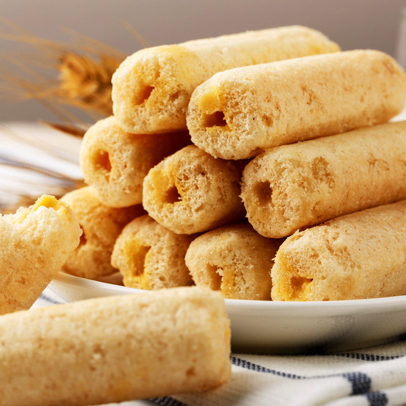 康仔米果酥膨化食品粗粮代餐糙米卷儿童休闲零食小吃小包装57支pf