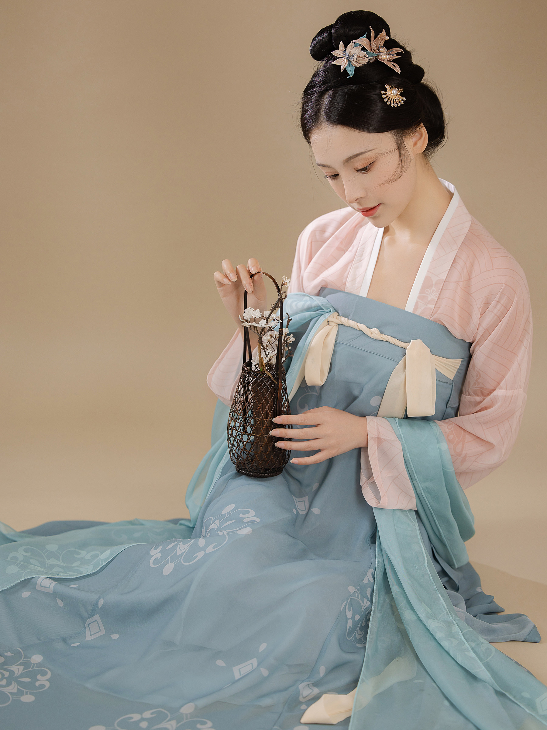 素羽华裳齐胸衫裙唐制汉服女正品原创复原仙气汉服