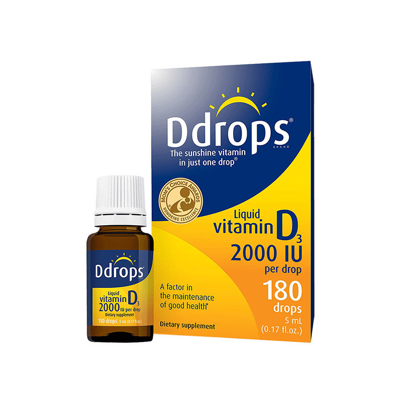ddrops成人维生素d3滴剂vd3中老年促进吸收强健维生素