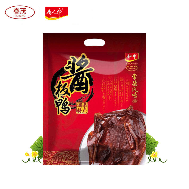 唐人神常德酱板鸭280g中辣偏干湖南地方腊肉咸肉卤肉真空包装湘味