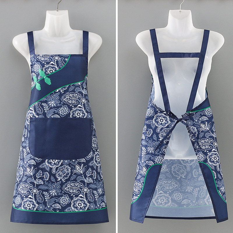 防水防油民族风围裙女中中式火锅店饭店农家乐服务员围裙