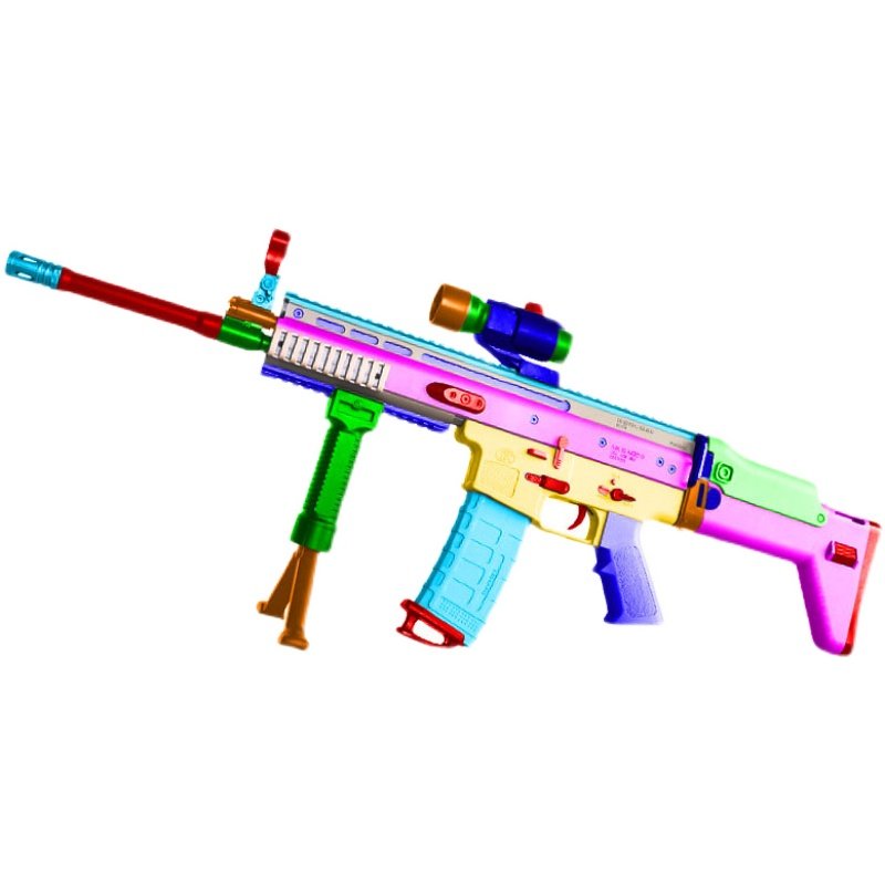 军典兵宝mk17明朝scarl二代scar锦明弹射男童电动玩具枪