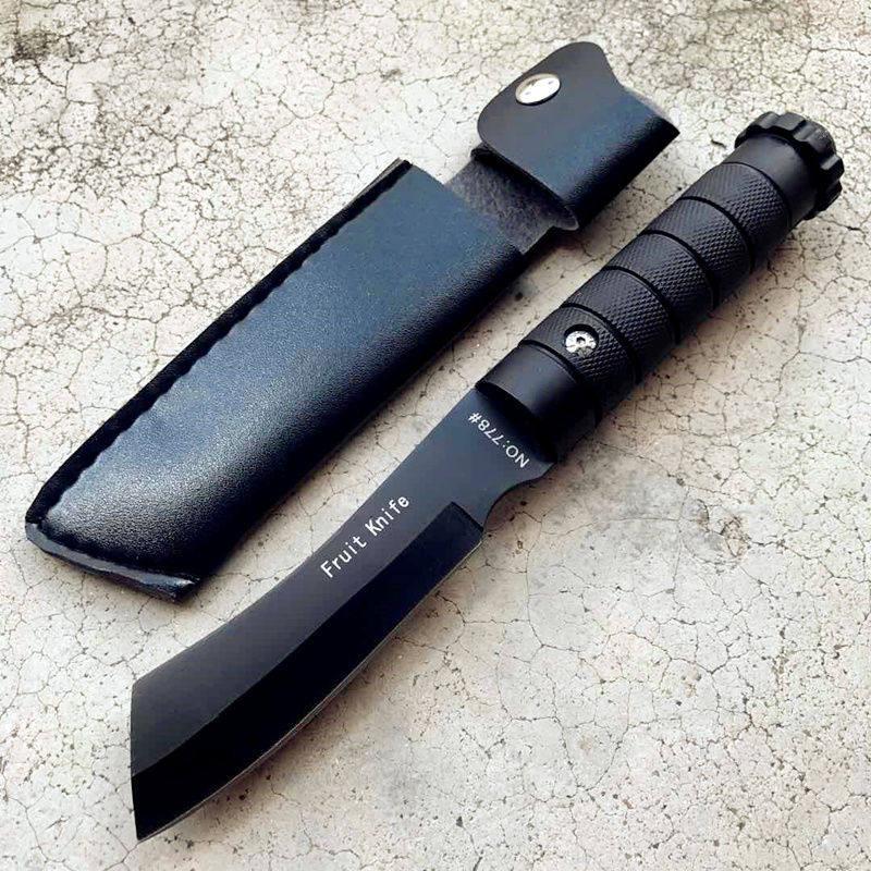 防身登山水果直刀军刀特战硬度武器高硬度刀具不锈钢