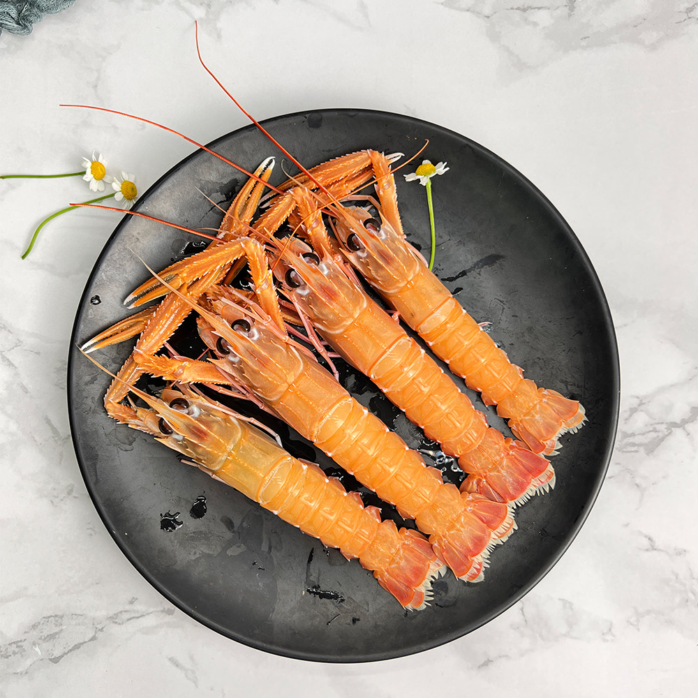 深海鳌虾刺身鲜活速冻大甜虾非新西兰生吃日料冻虾