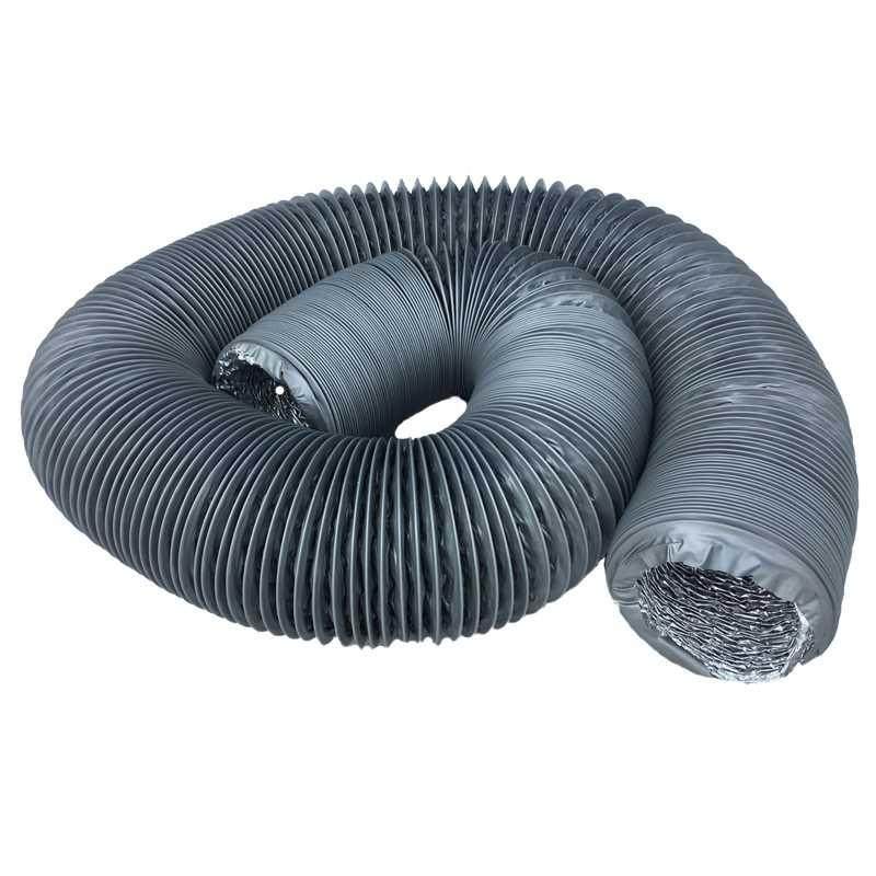 软管风管油烟机排烟烟管2008寸pvc复合铝箔双层风管