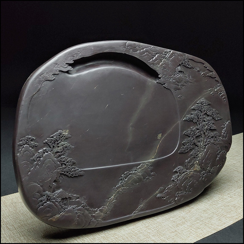 端砚国家肇庆砚台文房四宝广东收藏精品珍品木盒砚台