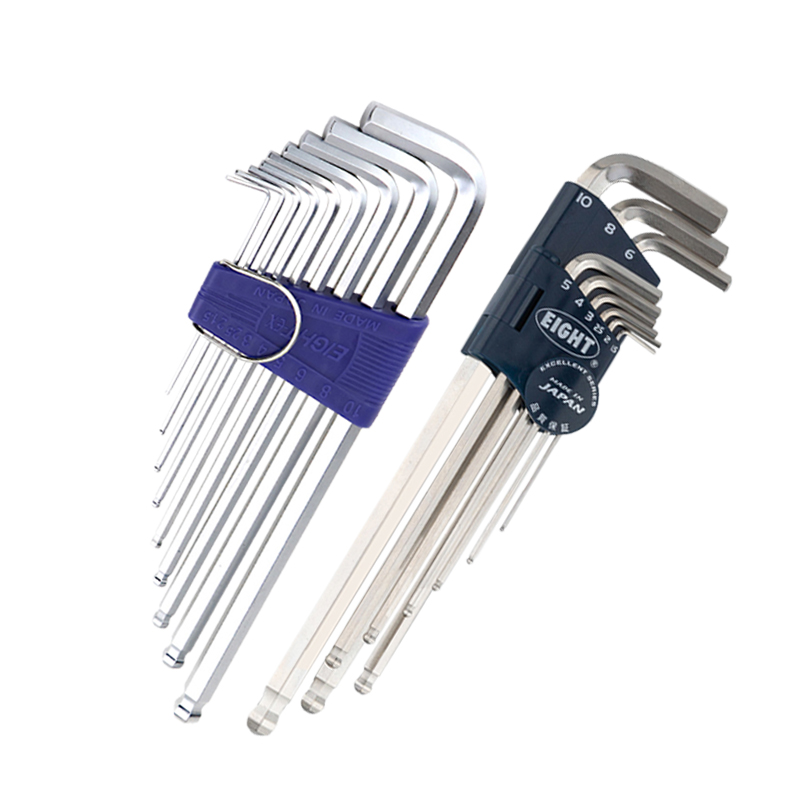 日本eight百利进口口内六角扳手套装八牌钻石内六角扳手