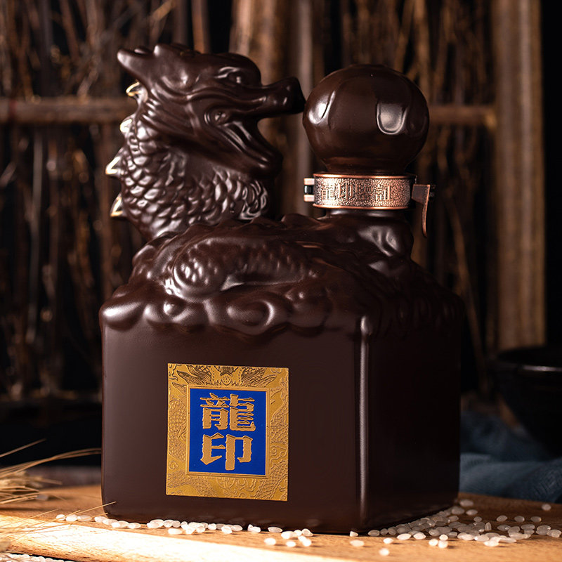 板城烧锅酒龙太平龙印52度500ml4整箱装高度浓香型粮食白酒