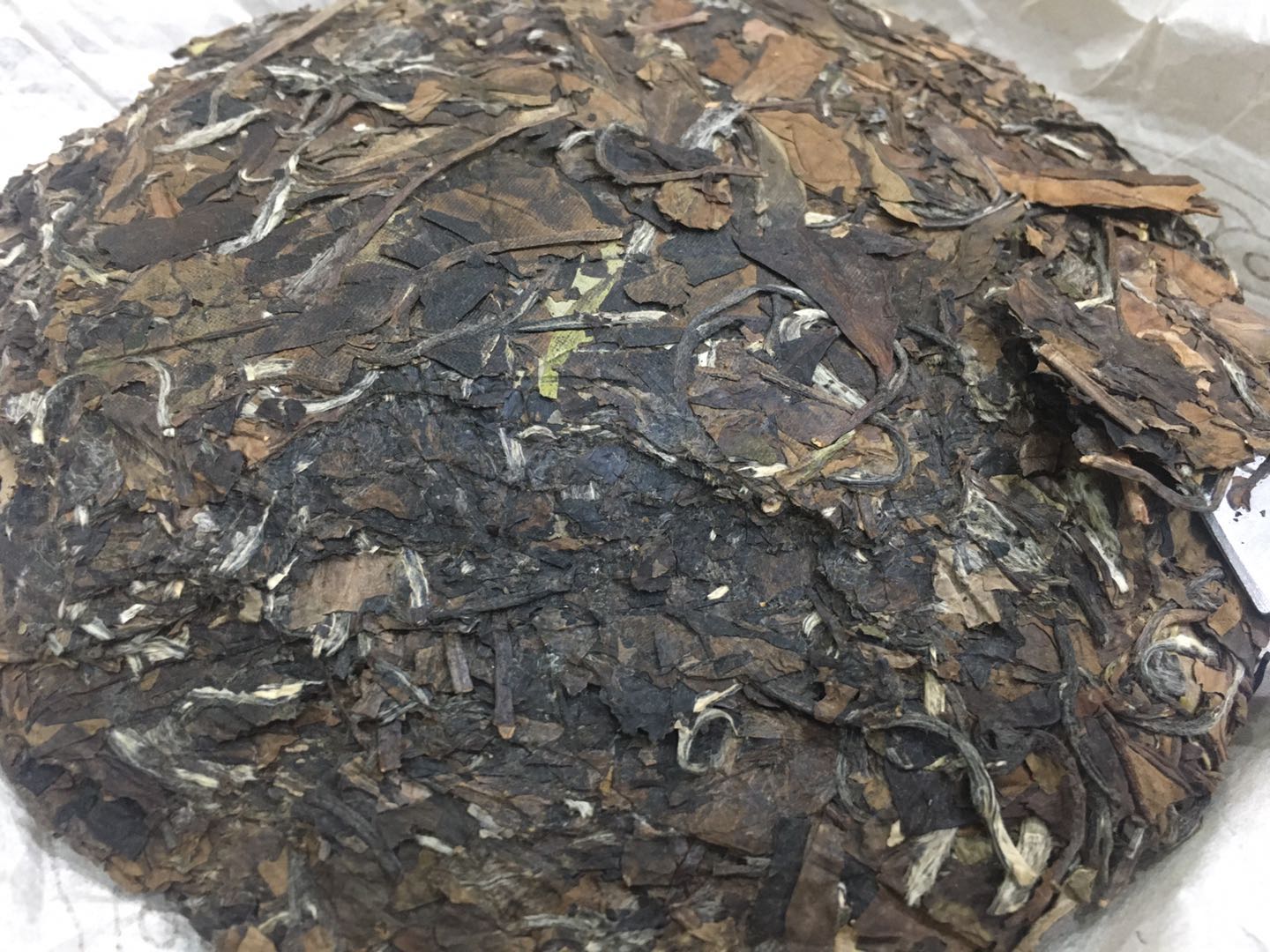 老白福鼎茶寿眉饼2016年茶料香味988元一350g寿眉