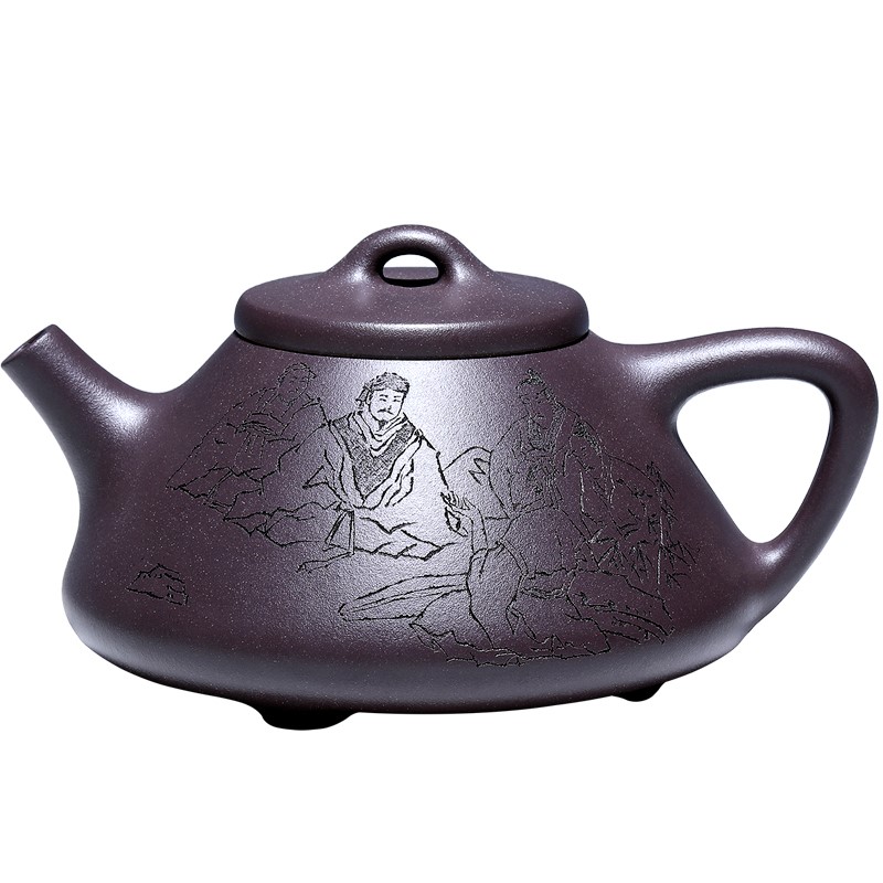 霜龛宜兴宜兴紫砂紫砂壶纯全手工紫罗兰泡茶茶壶茶具茶壶