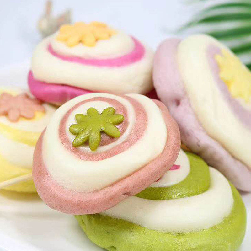 12个纯手工卡通包子宝儿营养早餐果蔬面包蔬菜小馒头面食面点宝童