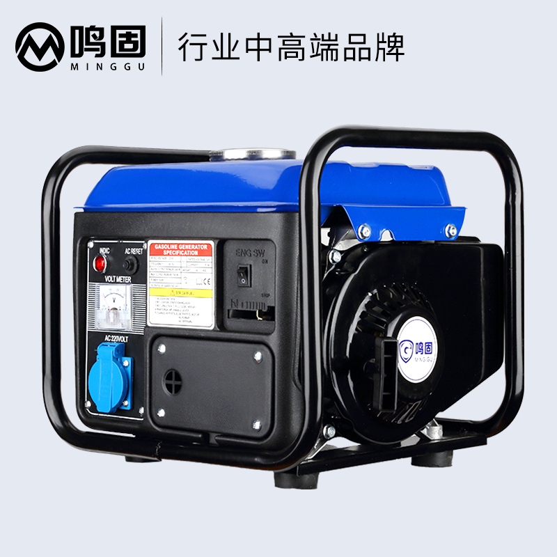 发电机鸣固汽油220v单相家用静音小型10kw汽油发电机