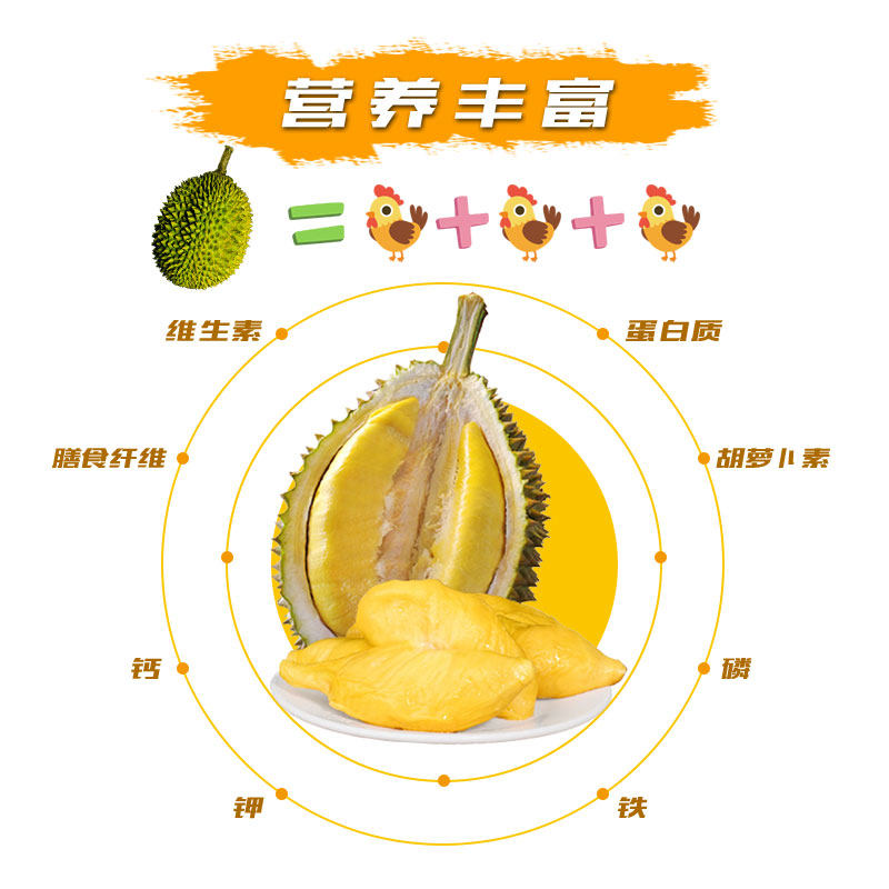 马榴香猫山王榴莲正宗d197液氮冷冻马来西亚进口新鲜水果顺丰包邮
