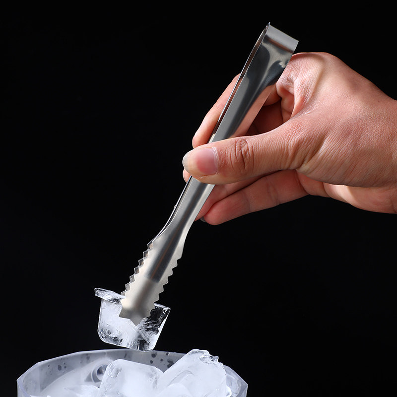 不锈钢冰夹冰块夹子冰钳方糖烧烤食品面包酒吧冰夹