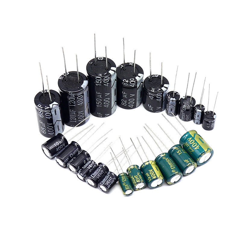 直插电解电容器25v50v100v250v400v450v47uf68uf10uf电容器