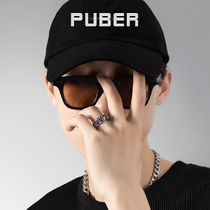 puberhiphop官方魔鬼鬼手骷髅戒指男士指环潮牌嘻哈戒指