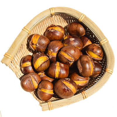 真空包装开口笑迁西糖炒栗子炒熟板栗孕妇零食熟油栗新品