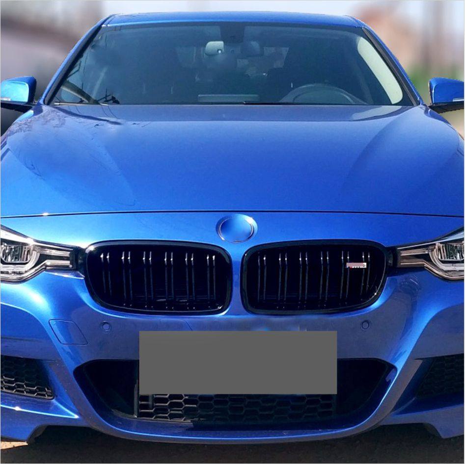 适装宝马f30中网f35改装碳纤维320i曜夜318i中网