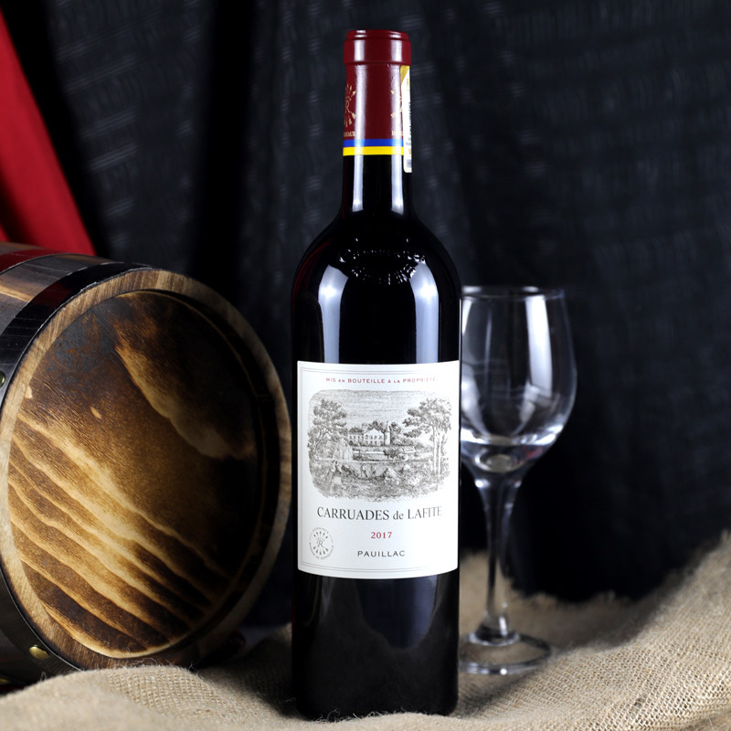 拉菲珍宝古堡副牌红葡萄酒正品波尔多一级干红2017干红静态葡萄酒