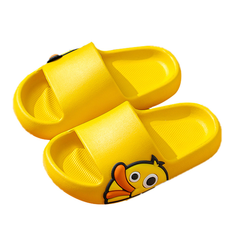 儿童拖鞋夏季男童童可爱小黄鸭居家室内防滑防臭拖鞋