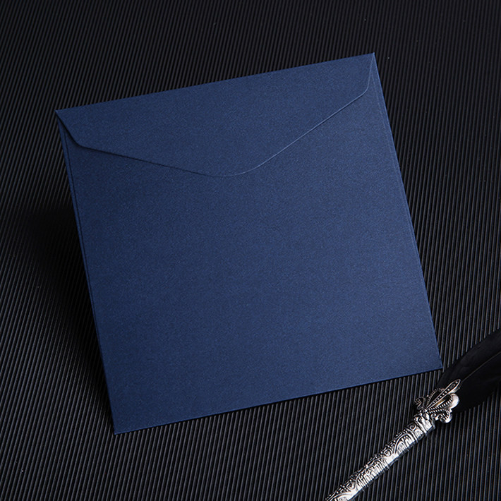 250g正方形方块西式信封165165cm定制信函商务会议信封