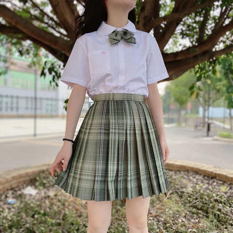 竹取中牌jk制服日系原创正版学院风校供感半身裙
