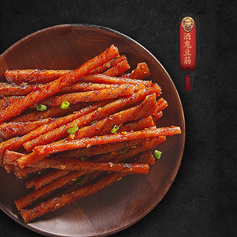 零食辣条鸡筋牛筋素牛特产湖南豆干辣妈麻辣豆腐干