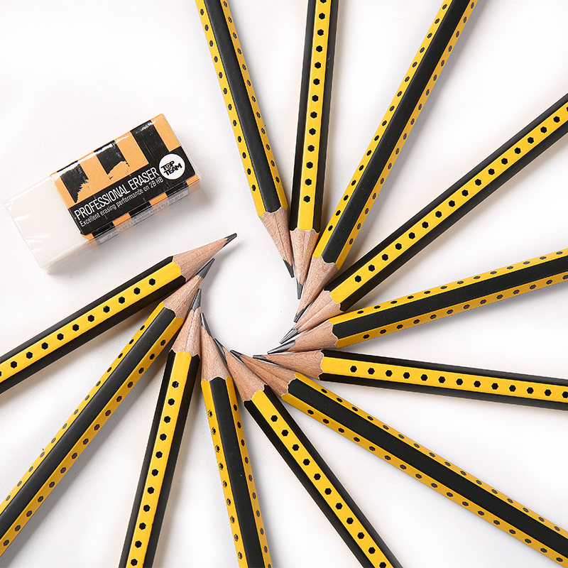 topteam初学者文具学习网红橡皮组合套装千千幼儿园铅笔