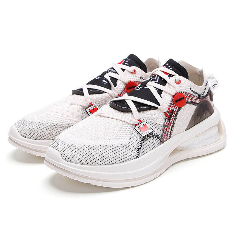 安踏keithharing联名休闲鞋男女情侣夏季新款运动鞋跑步鞋