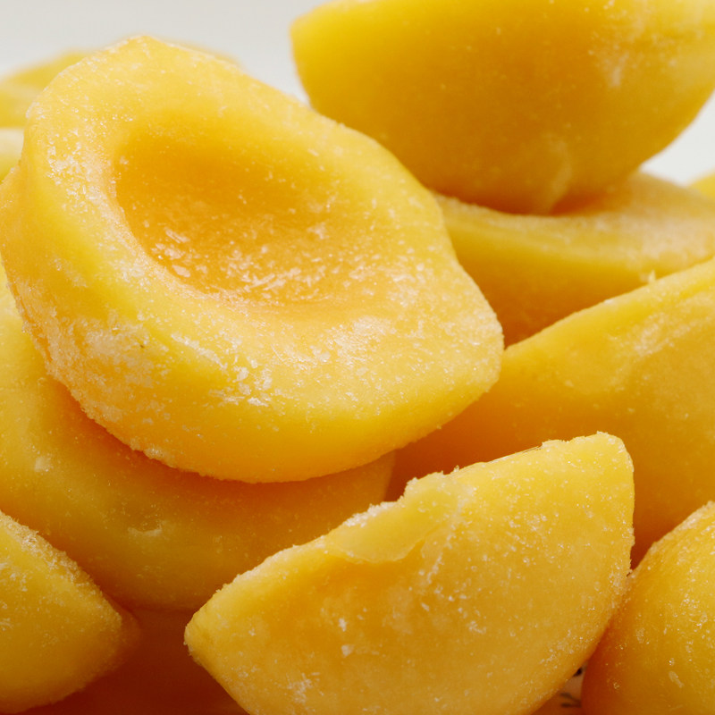 东北速冻特产原料黄桃罐头冰冻黄桃瓣桃子黄桃子桃