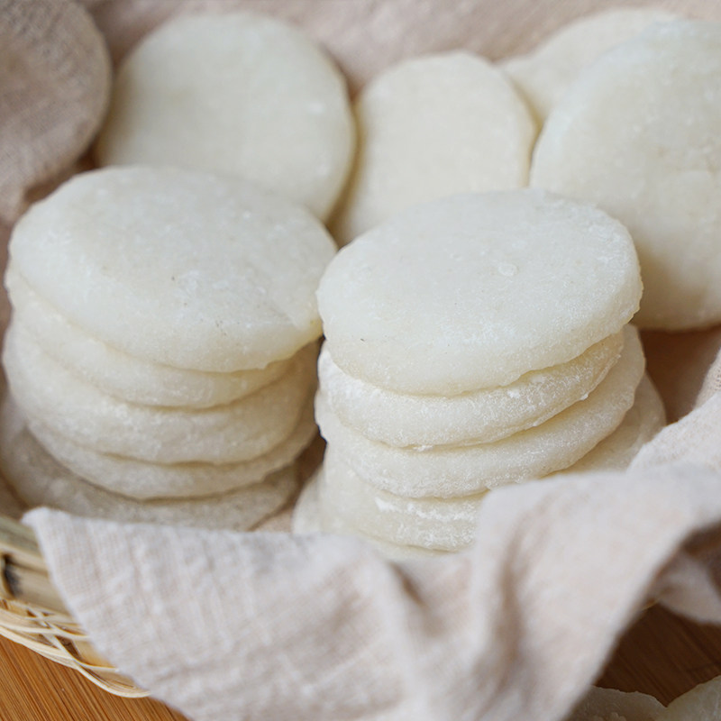 糍粑湖北特产小吃10斤糯米手工打滚白糯米团年糕