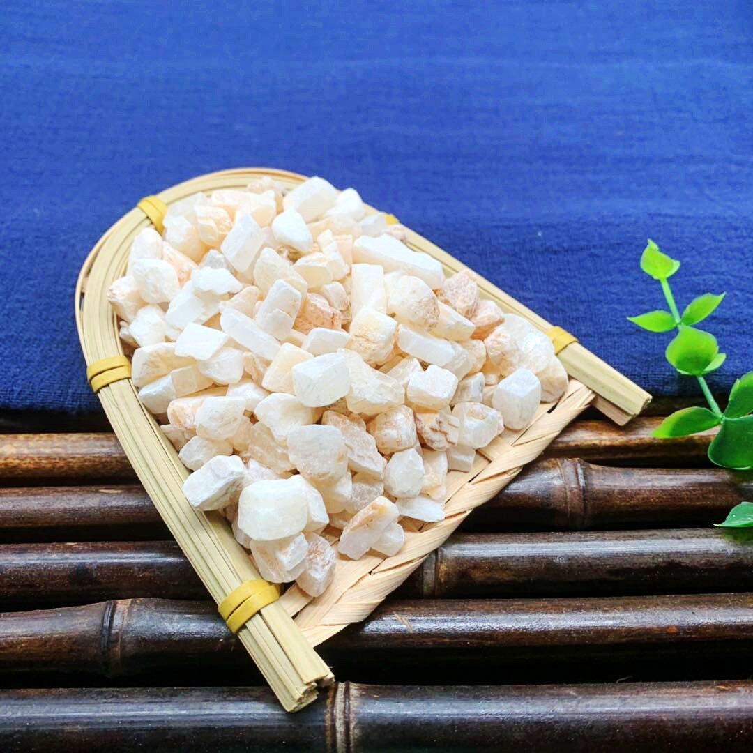 寒水石500g散装凝水石白水石凌水石水石石块野生中药材其他药食同源