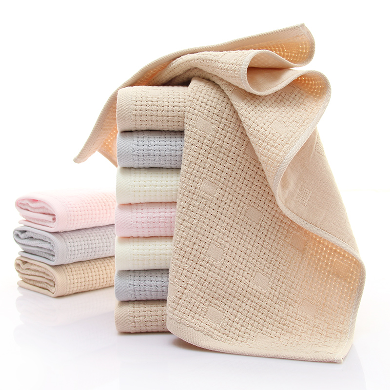 2条装日系针织纯棉毛巾家用