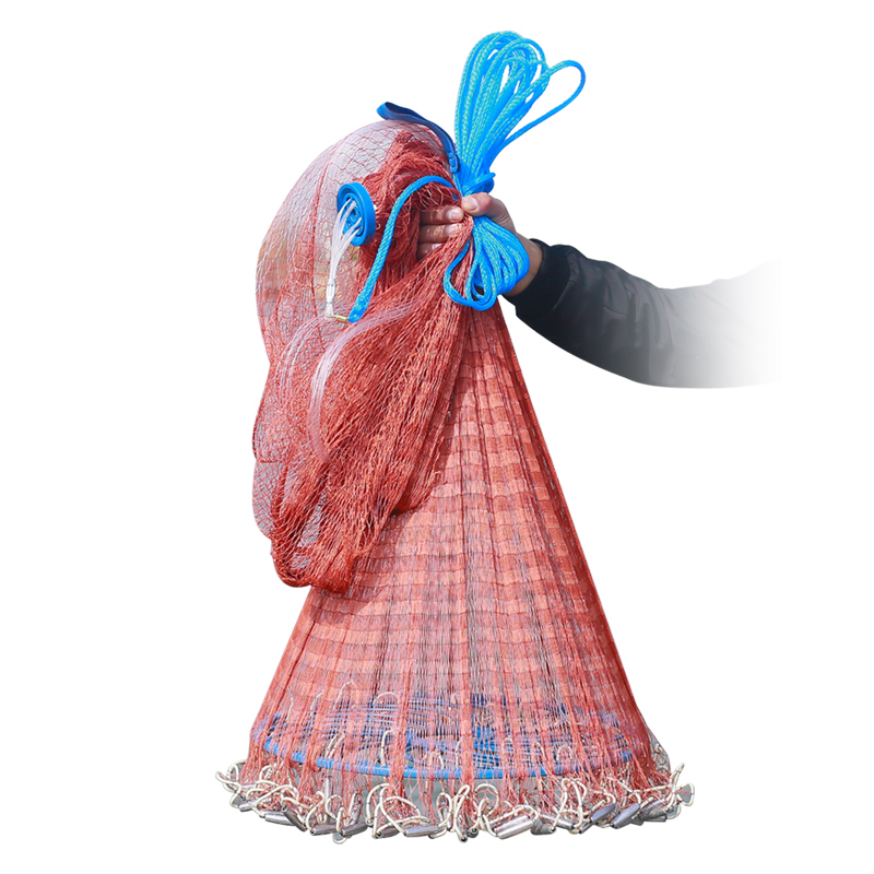 大飞盘式撒网圆盘渔网抛网手撒手抛网鱼网抓扑鱼网