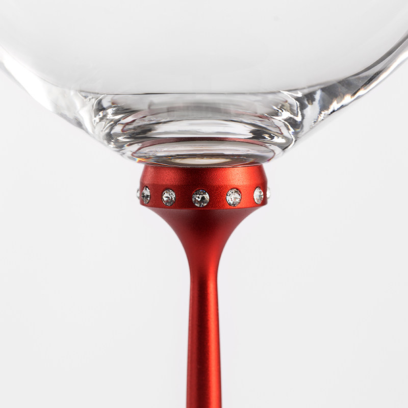 sharlife台湾阿法瓷圆舞曲红酒杯红领结杯杆创意个性葡萄酒杯轻奢