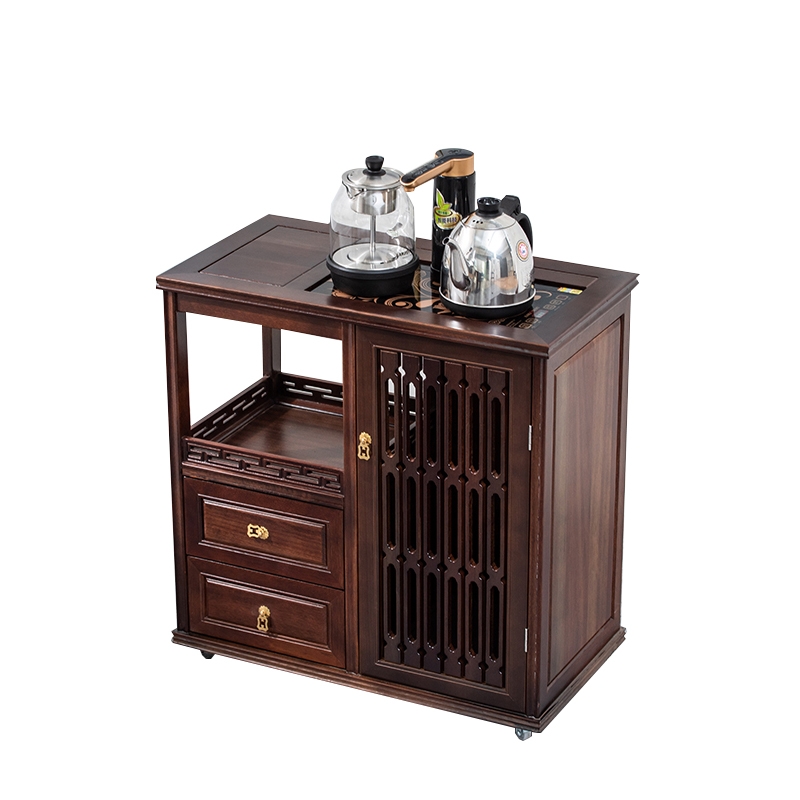 移动小型小茶柜一体烧水壶中式新中式客厅家用水柜茶道