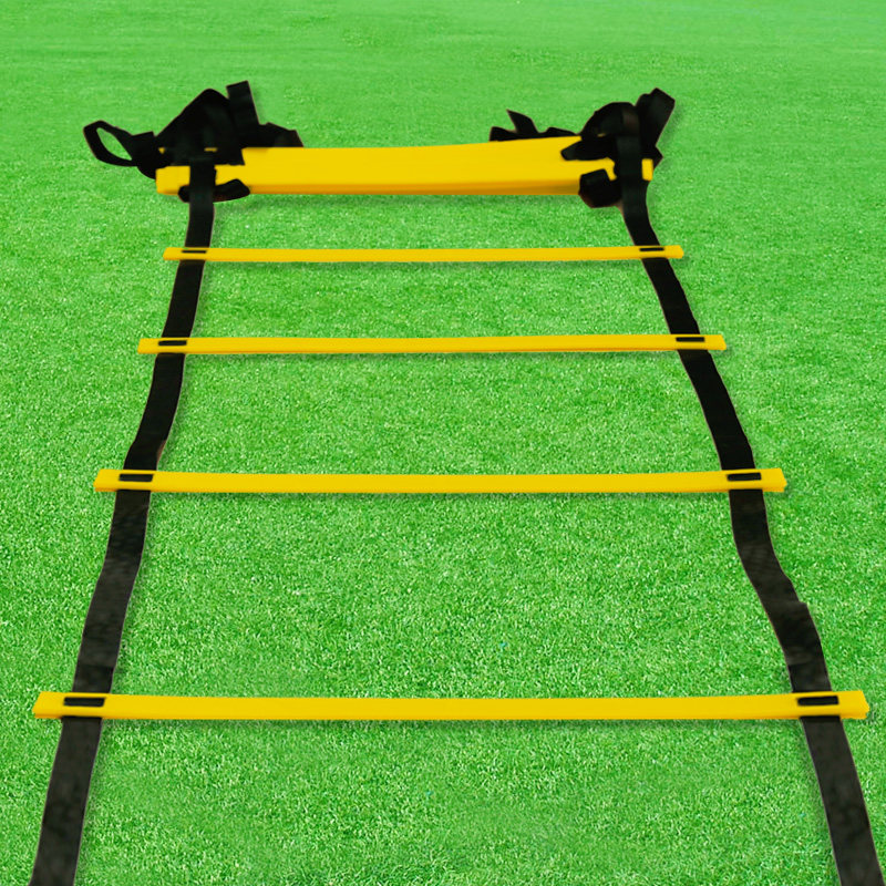 敏捷梯儿童多功能固定式绳梯软梯训练梯速度梯跳格梯足球训练器材