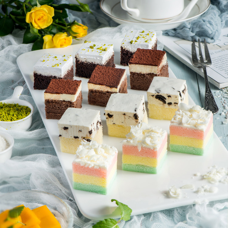 蛋糕美臣小蛋糕安佳动物淡奶油芝士抹慕斯休闲甜品下午茶同城配送