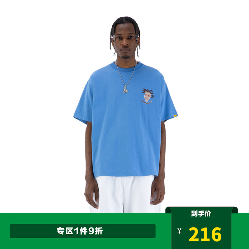 RANDOMEVENT(RDET) 21SS 假笑图案圆领短袖T恤