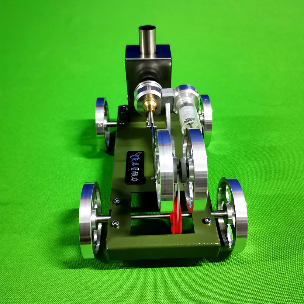 斯特林发动机小车模型中性金属科学物语雁创感统训练器材