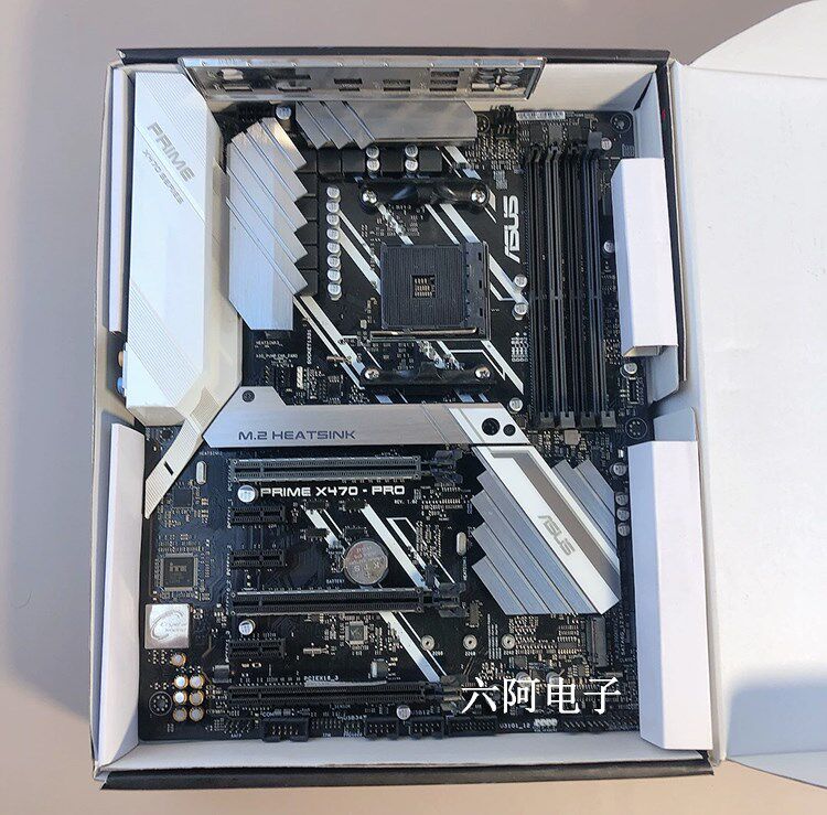 asus华硕x470-pro台式机电竞主板x470-fgaming大板am4主板