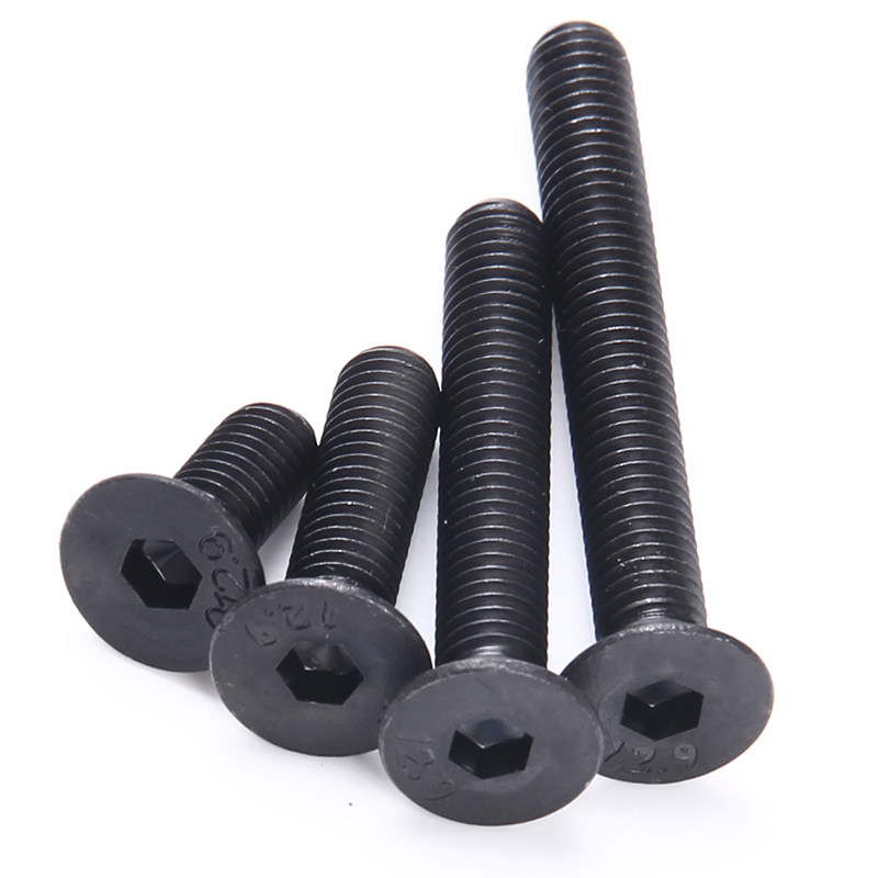 m3m4m5m6m8沉头六角螺丝129级高强度平头六方螺栓螺钉螺栓