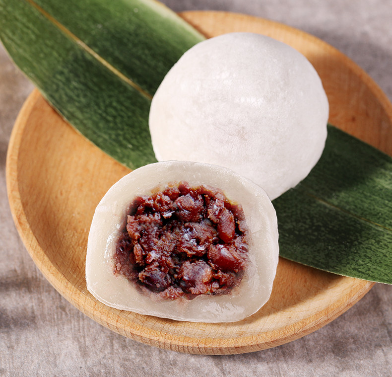 寿童 日式糕点大福 雪媚娘糯米团子 360g共9枚9.9元包邮