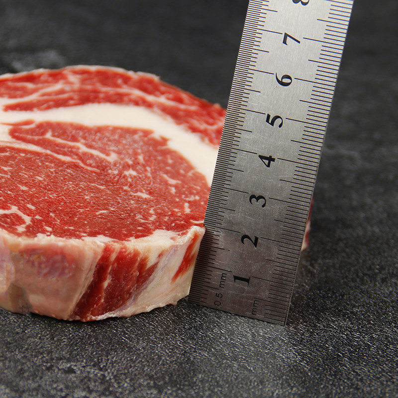 丰锅足食澳洲原切m1m3谷饲150天眼肉牛排新鲜冷冻厚切牛排
